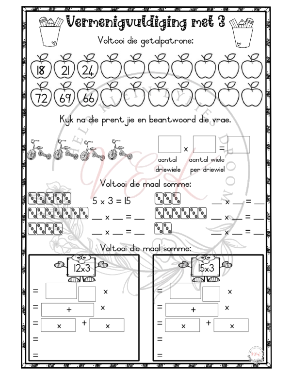 Graad 2 Wiskunde Beplanning en Aktiwiteite Kwartaal 4 2023 - Image 2