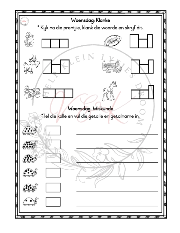 Graad 1 Huiswerk Kwartaal 3 2024 - Image 3