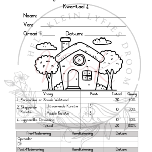 Graad 1 Lewensvaardighede Assessering K4 2023