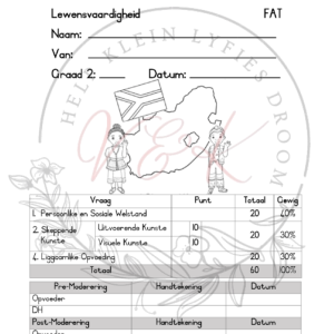 Graad 2 Lewensvaardighede Assessering Kwartaal 4 2023