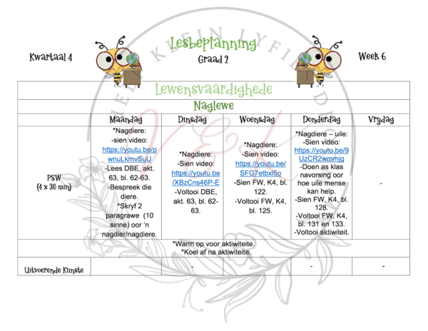 Graad 2 Lewensvaardighede Beplanning en Aktiwiteite Kwartaal 4 2023 - Image 4