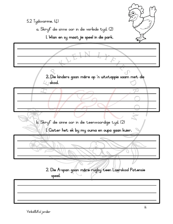 Graad 3 Afrikaans HT FAT en memo K4 2023 - Image 3