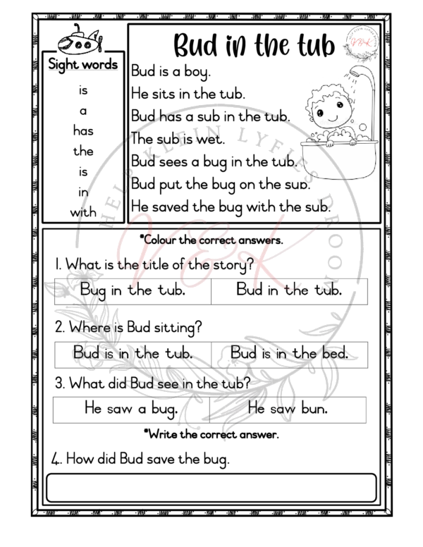 Grade 1 Comprehensions Term 4 - Image 2