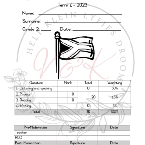 Grade 2 English FAL Assessment Term 4