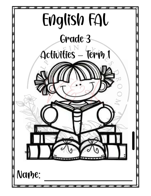 Grade 3 English First Additional Language Activities Term 1 2025