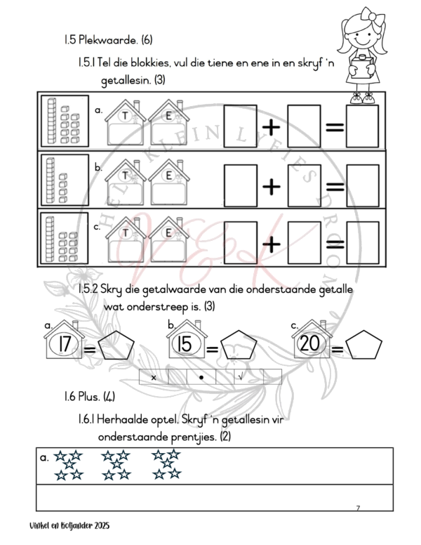 Graad 2 Wiskunde Basislyn Assessering Kwartaal 1 2025 - Image 2