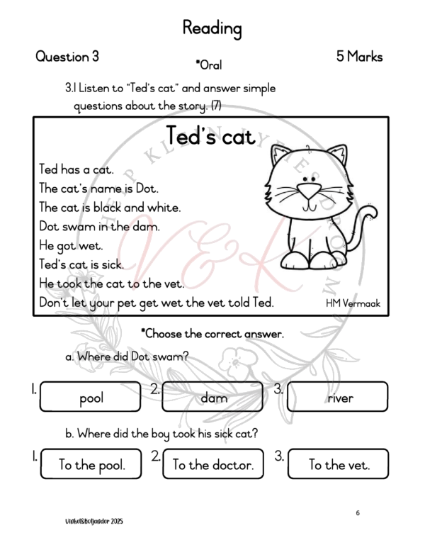 Grade 2 English First Additional Language Baseline Assessment Term 1 2025 - Image 3