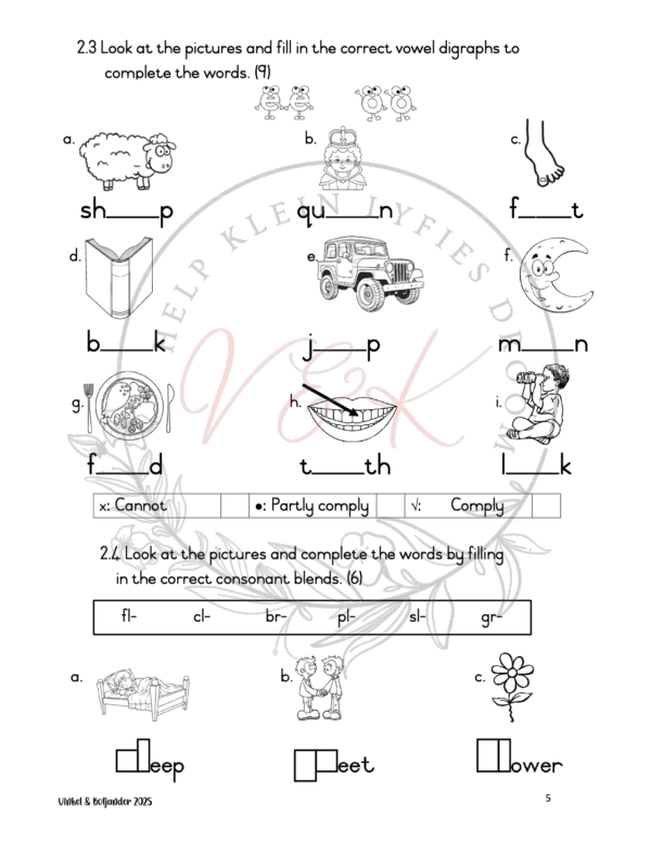 Grade 3 English First Additional Baseline Assessment Term 1 2025 - Image 2