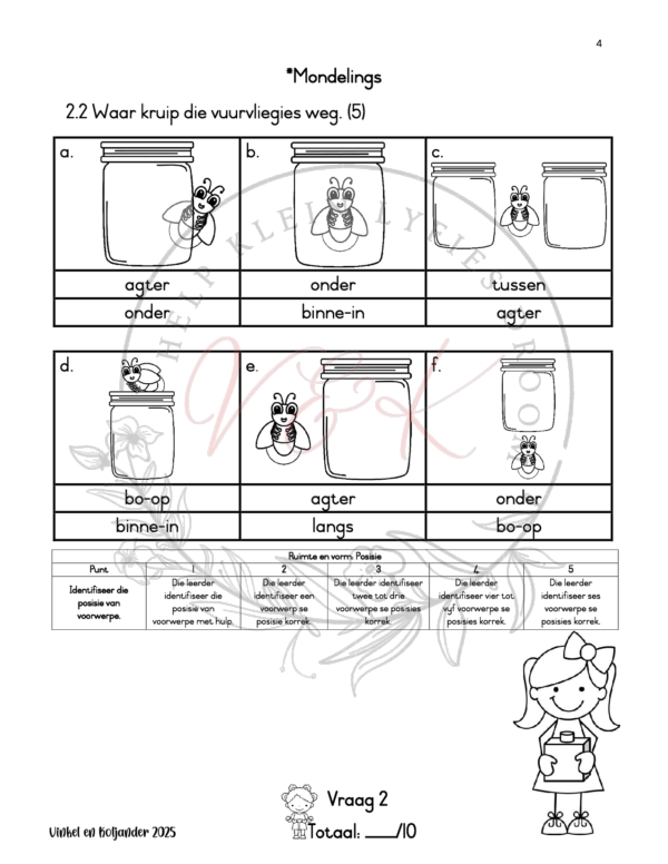 Graad 1 Wiskunde Formele Assesserings Taak Kwartaal 1 2025 - Image 2