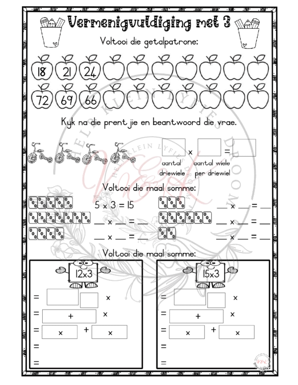 Graad 2 Wiskunde Beplanning en Aktiwiteite Kwartaal 4 2023 - Image 2