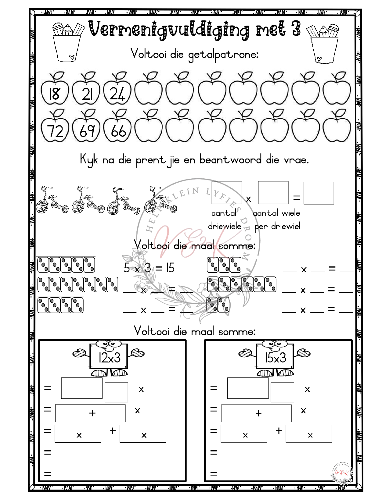 Graad 2 Wiskunde Beplanning en Aktiwiteite Kwartaal 4 2023 - Image 2