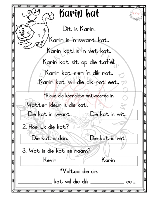 Graad 1 Begripstoetse kwartaal 2 - Image 2