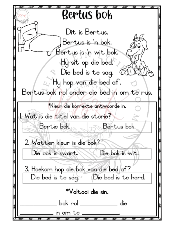 Graad 1 Begripstoetse kwartaal 2 - Image 3