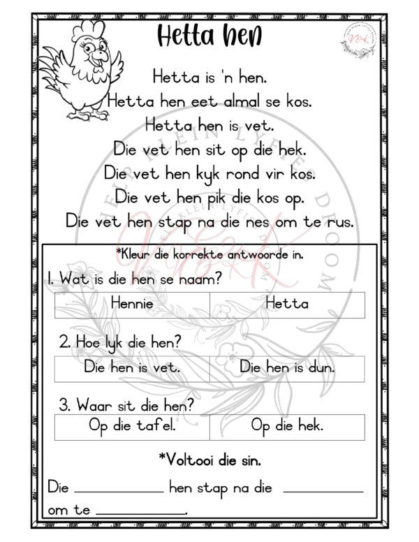 Graad 1 Begripstoetse kwartaal 2 - Image 4