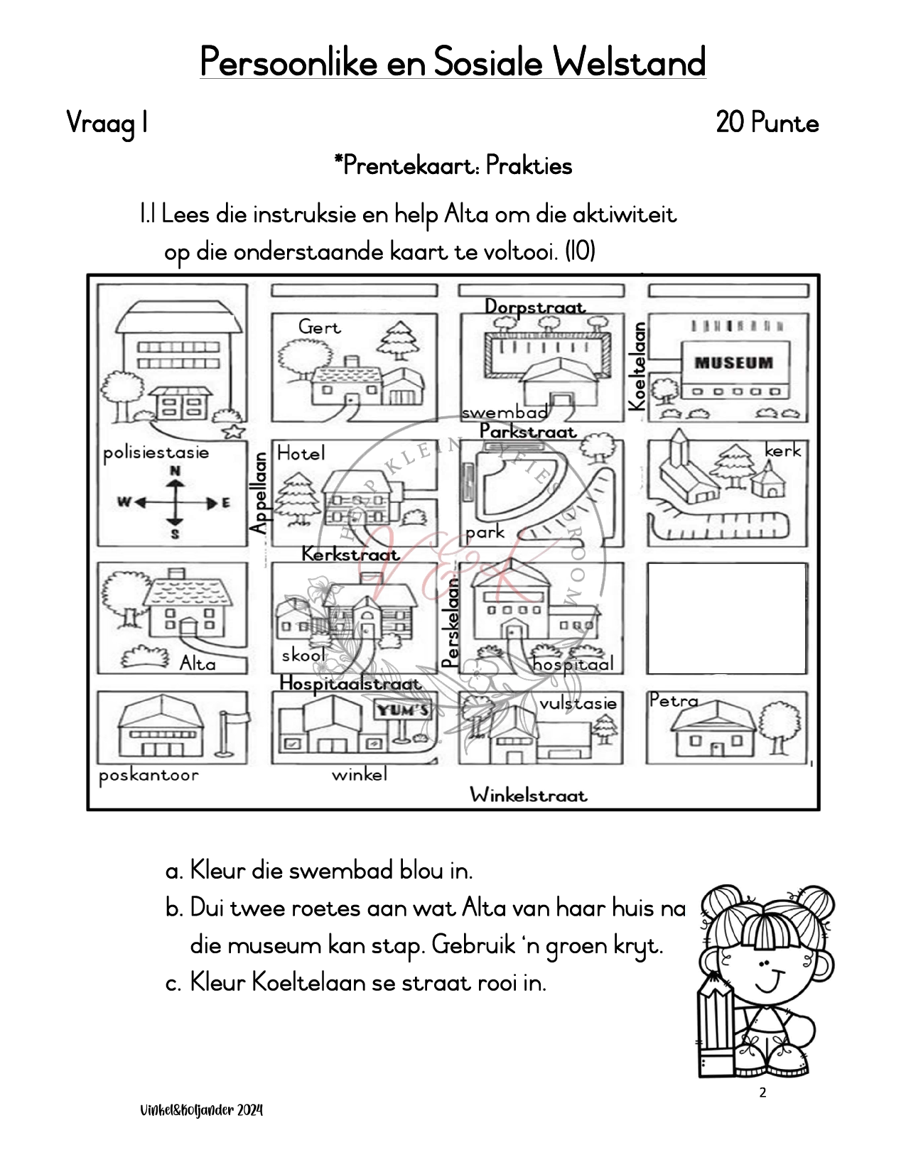 Graad 1 Lewensvaardighede Formele Assesserings Taak Kwartaal 4 2024 - Image 2