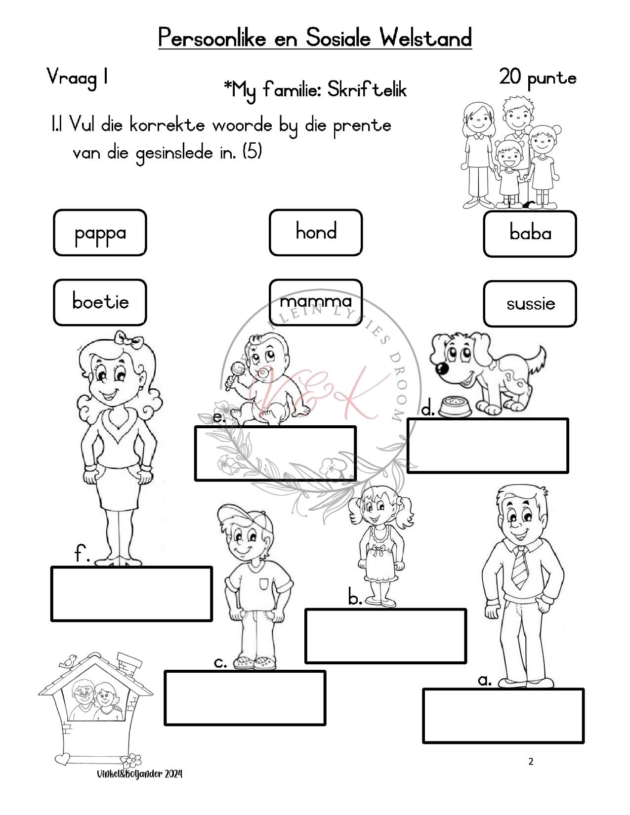 Graad 1 Lewensvaardigheid Assessering Kwartaal 2 2024 - Image 3