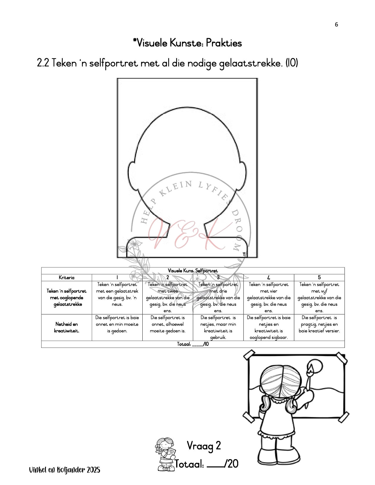 Graad 1 Lewensvaardigheid Formele Assesserings Taak Kwartaal 1 2025 - Image 3