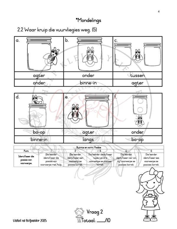 Graad 1 Wiskunde Formele Assesserings Taak Kwartaal 1 2025 - Image 2