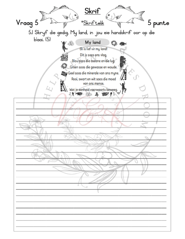 Graad 2 Afrikaans HT Assessering Kwartaal 4 2023 - Image 4