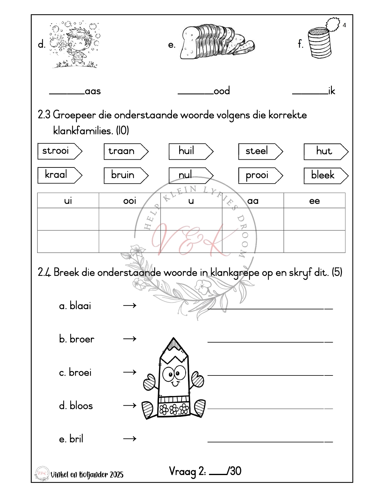 Graad 2 Assesserings Pakket - Kwartaal 2 2025 - Image 7