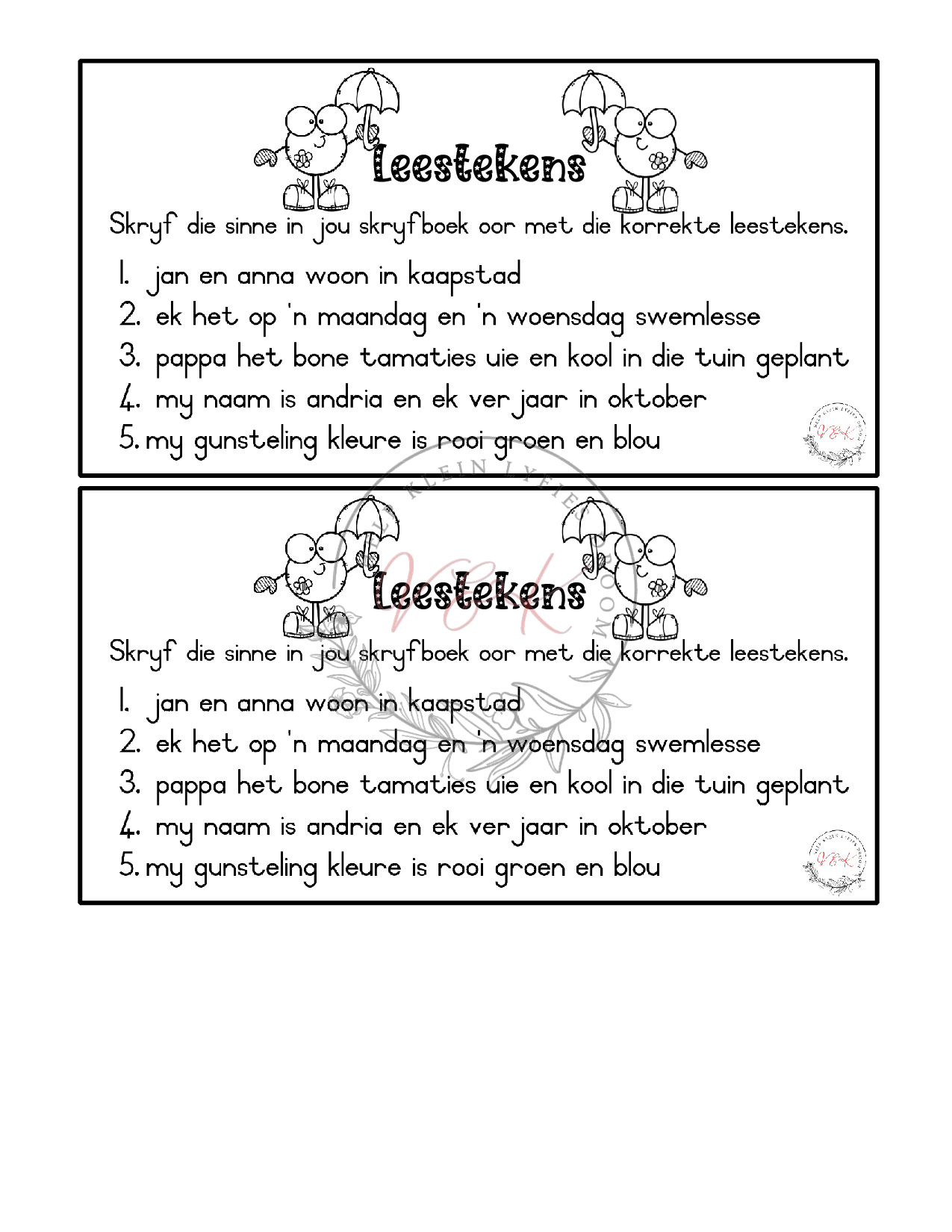 Graad 2 Afrikaans HT Beplanning en Aktiwiteite Kwartaal 4 2023 - Image 4