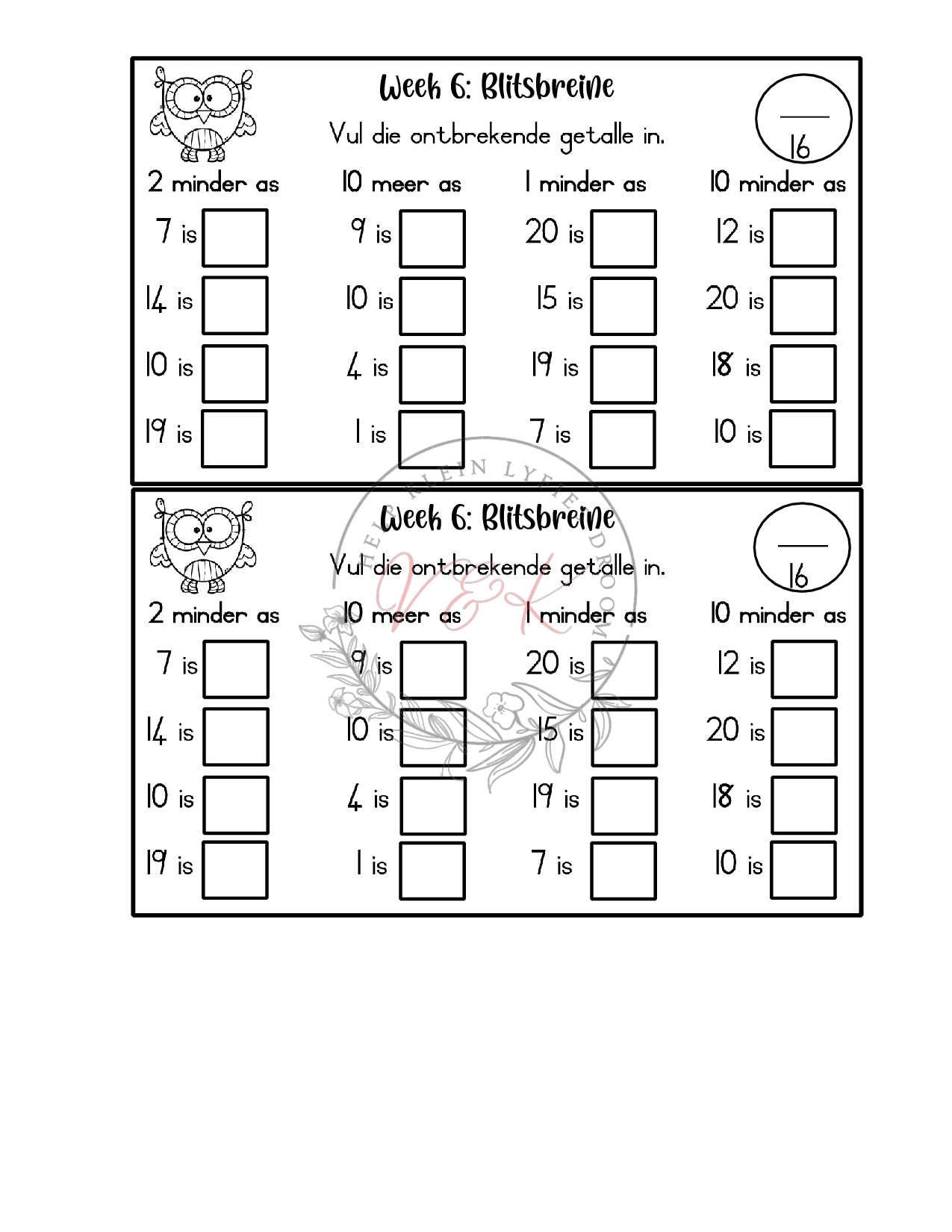 Graad 2 Wiskunde Lesbeplanning Kwartaal 2 2024 - Image 3