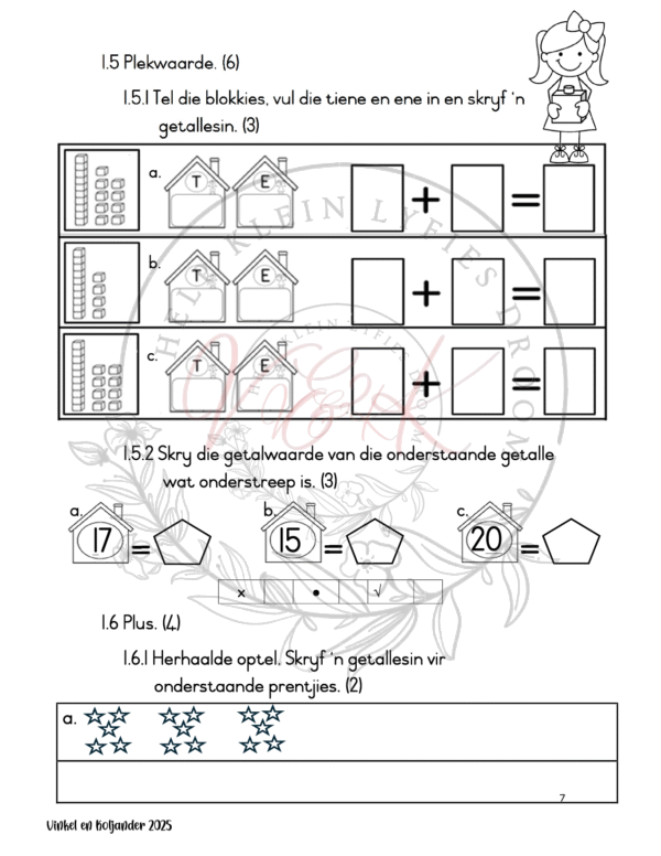 Graad 2 Wiskunde Basislyn Assessering Kwartaal 1 2025 - Image 2