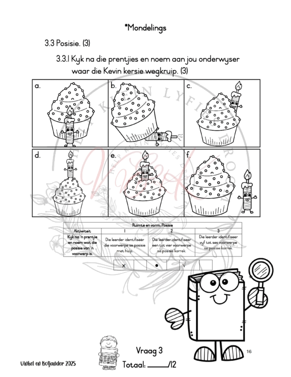 Graad 2 Wiskunde Basislyn Assessering Kwartaal 1 2025 - Image 4