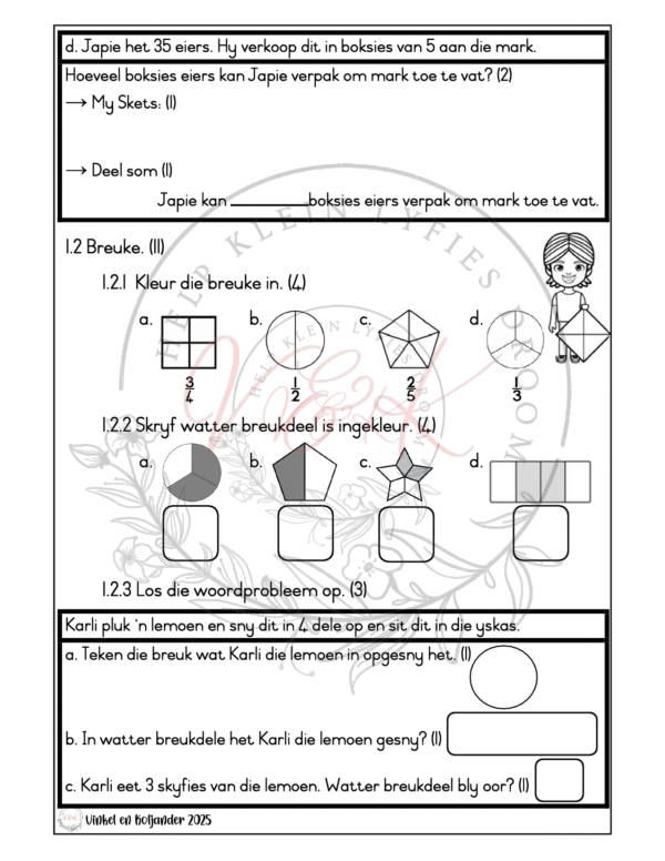 Graad 2 Assesserings Pakket - Kwartaal 2 2025 - Image 14