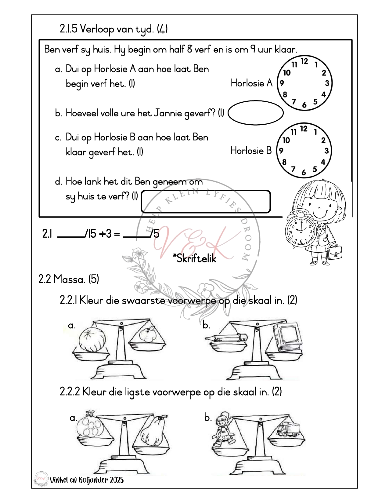 Graad 2 Wiskunde Formele Assesserings Taak Kwartaal 2 2025 - Image 6
