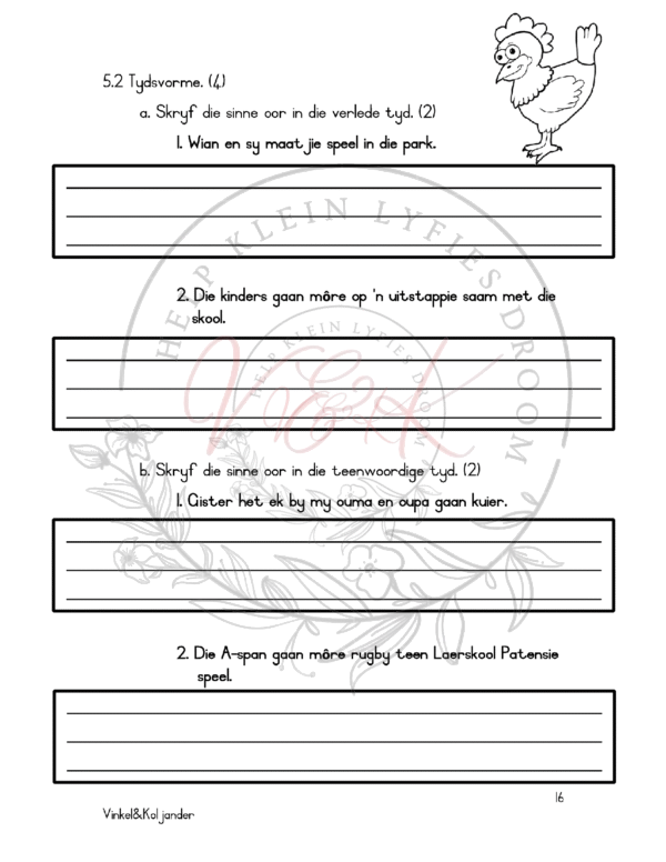 Graad 3 Afrikaans HT FAT en memo K4 2023 - Image 3