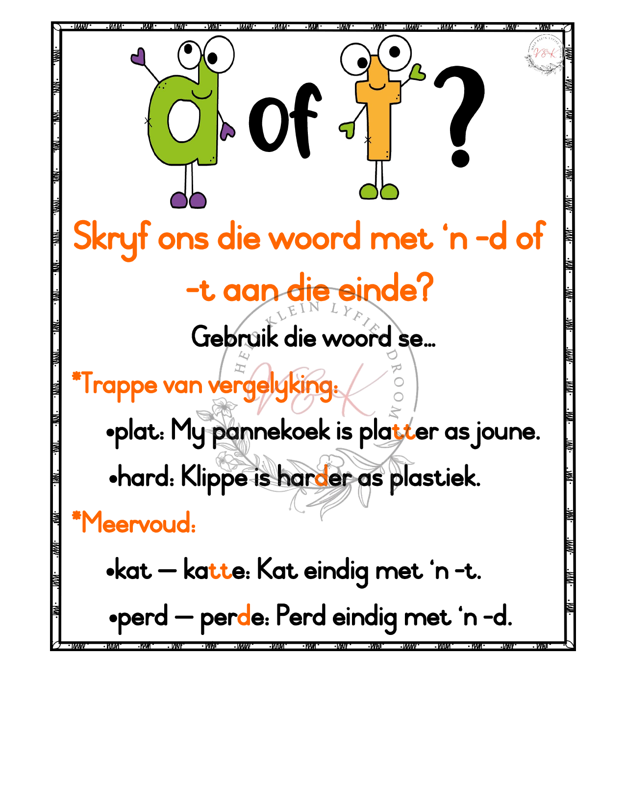 Graad 3 Afrikaans Huistaal Lesbeplanning 2025 - Image 2