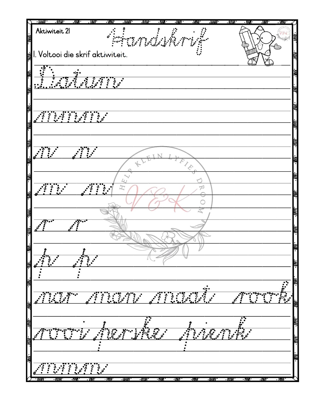 Graad 3 Afrikaans Huistaal Kwartaal 1 Aktiwiteite 2025 - Image 3