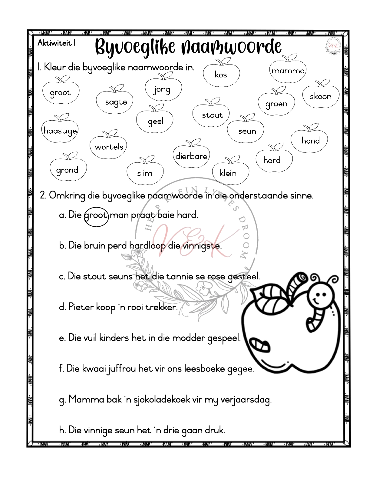Graad 3 Afrikaans Huistaal Aktiwiteitsboek - Kwartaal 2 2025 - Image 2