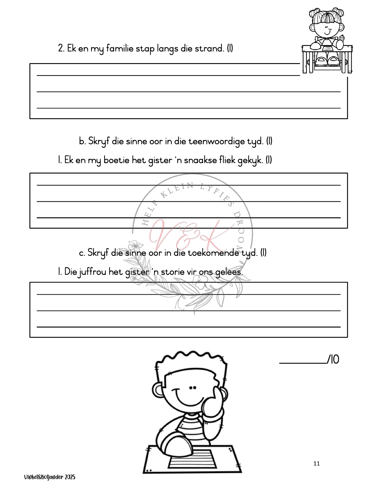 Graad 3 Afrikaans Huistaal Formele Assesserings Taak Kwartaal 1 2025 - Image 3