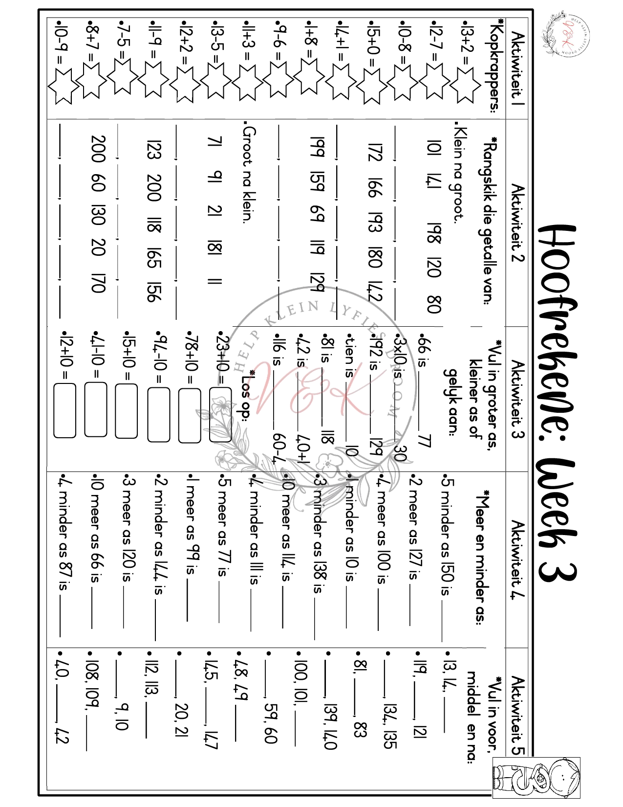 Graad 3 Wiskunde Beplanning, Aktiwiteite en hulpbronne Kwartaal 1 2025 - Image 10