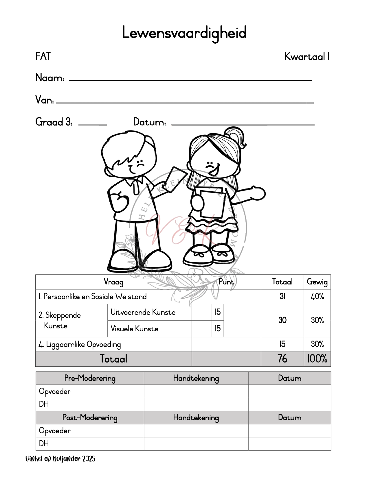 Graad 3 Lewensvaardighede Formele Assessering Taak Kwartaal 1 2025