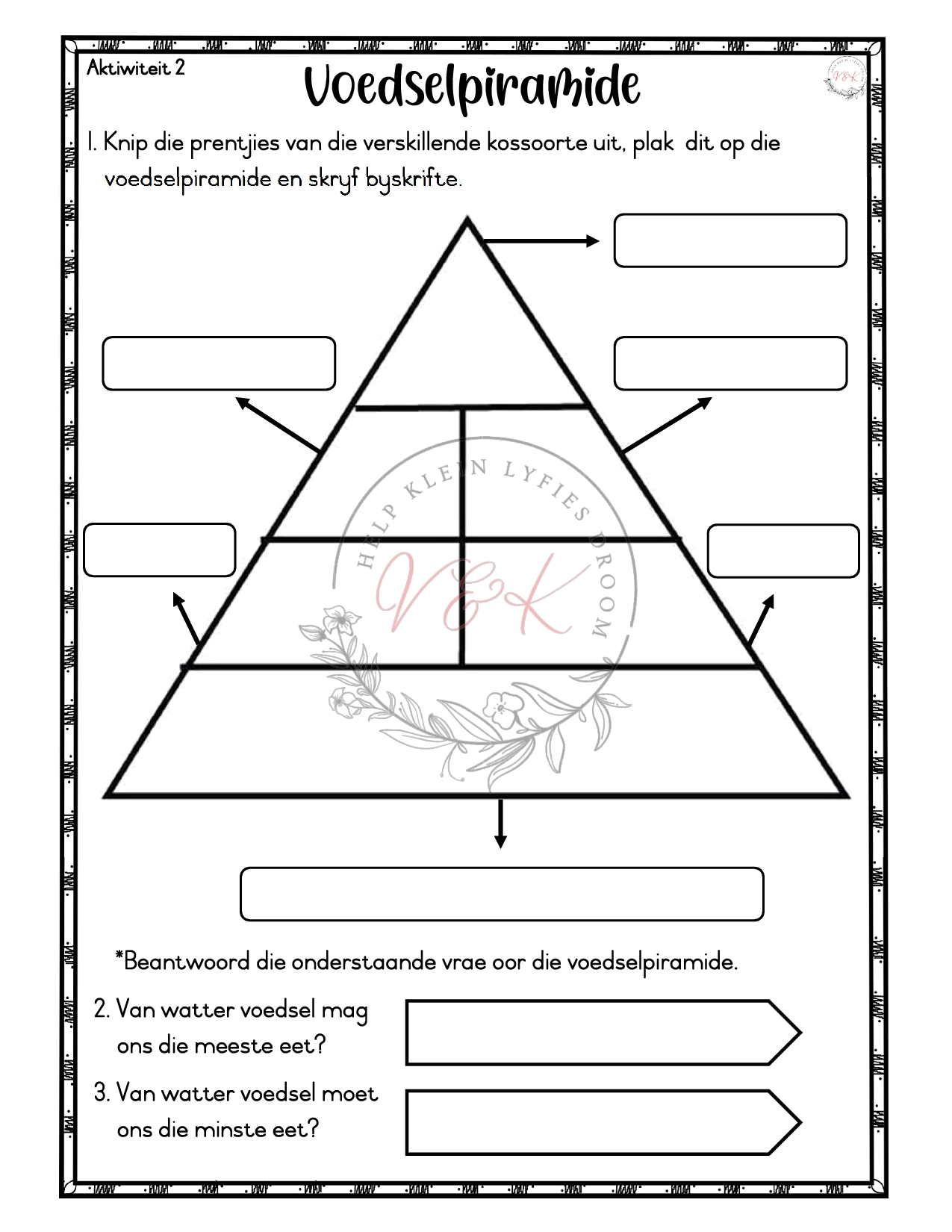 Graad 3 Lewensvaardigheid Aktiwiteite - Kwartaal 2 2025 - Image 2