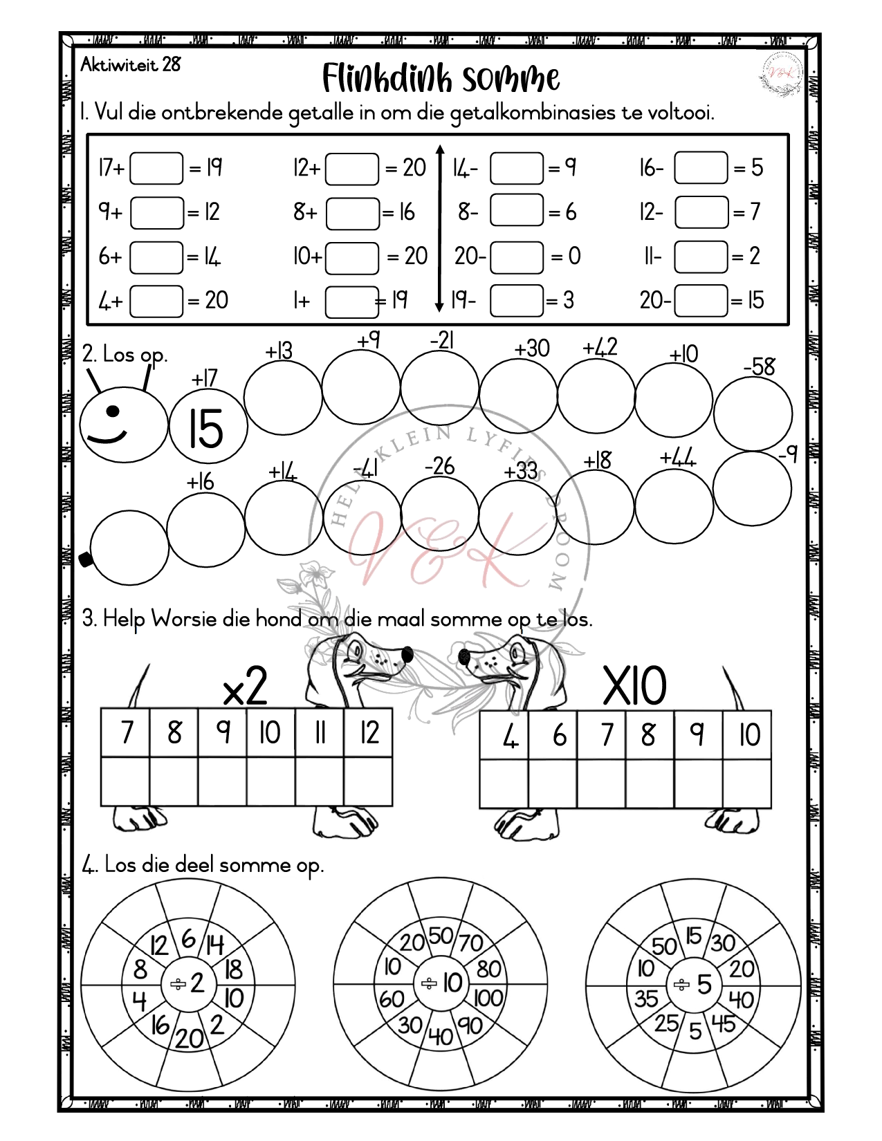 Graad 3 Wiskunde Beplanning, Aktiwiteite en hulpbronne Kwartaal 1 2025 - Image 6