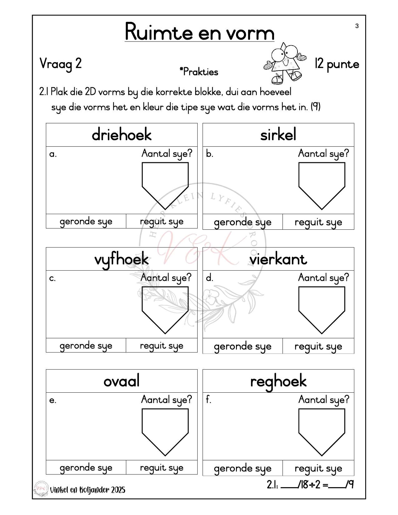 Graad 3 Wiskunde Formele Assesserings Taak - Kwartaal 2 2025 - Image 4