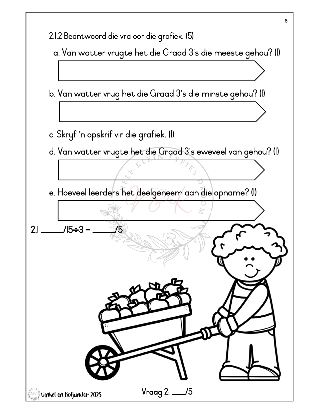 Graad 3 Wiskunde Formele Assesserings Taak - Kwartaal 2 2025 - Image 6