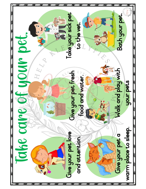 Grade 1 Life Skills Posters - Term 3 - Image 3