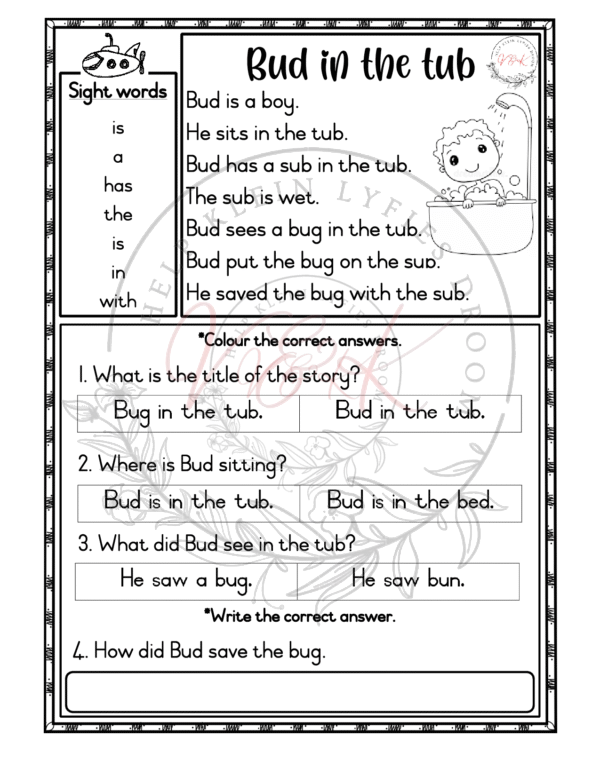 Grade 1 Comprehensions Term 4 - Image 2