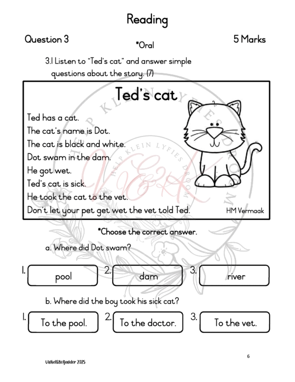Grade 2 English First Additional Language Baseline Assessment Term 1 2025 - Image 3