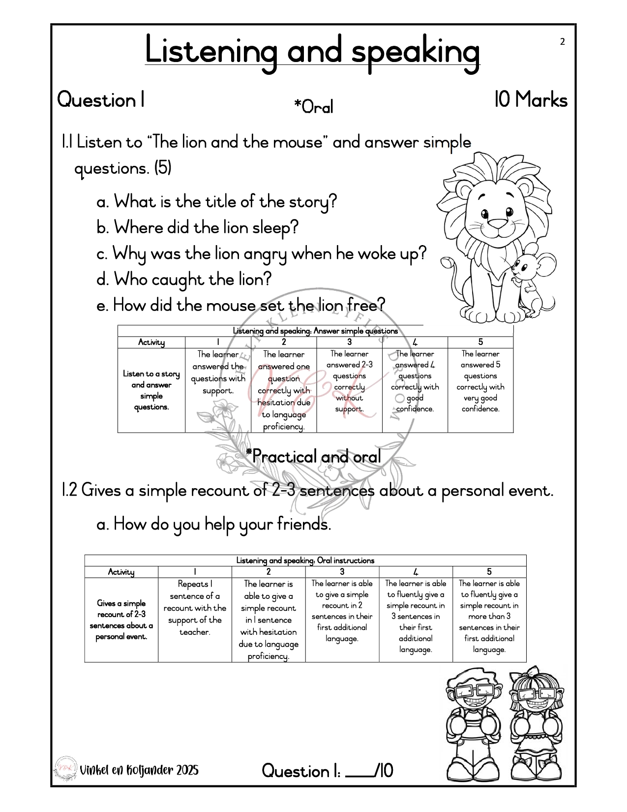 Graad 2 Assesserings Pakket - Kwartaal 2 2025 - Image 2