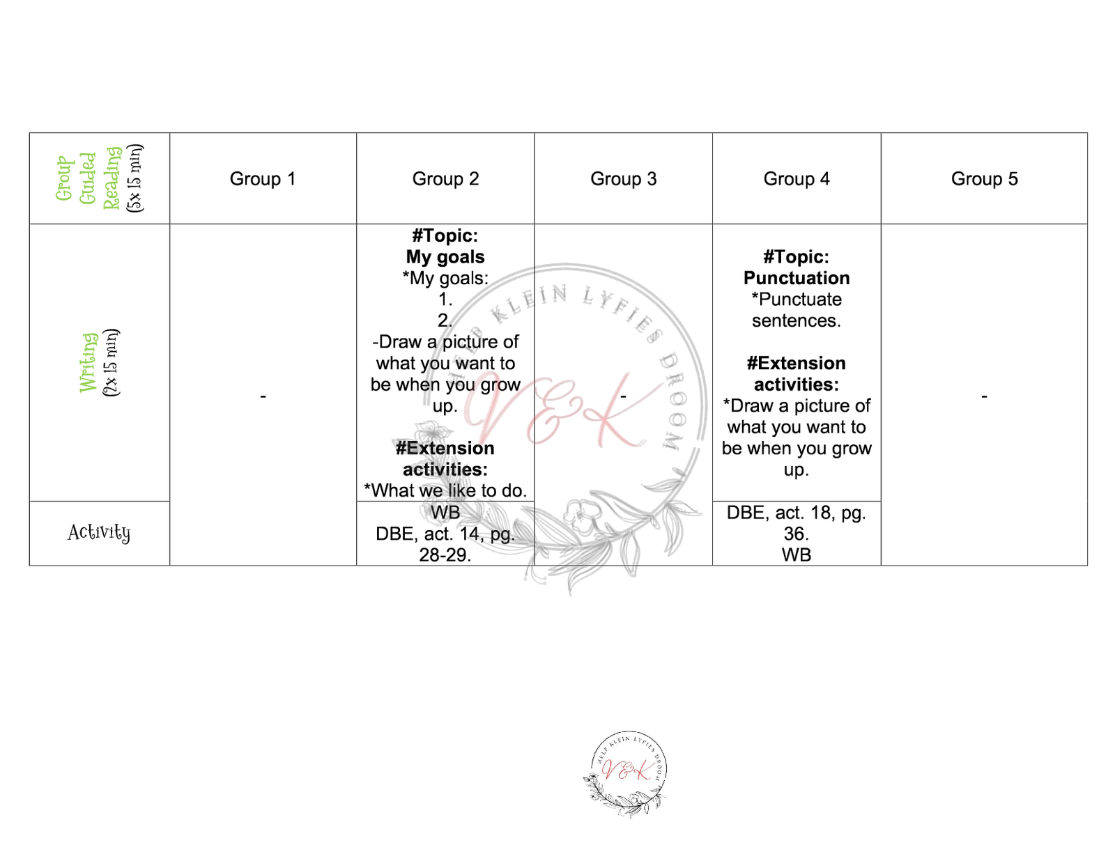Grade 2 English First Additional Language Lesson Planning and Activities Term 2 2024 - Image 5
