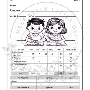Grade 2 Mathematics Formal Assessment Task - Term 2 2025