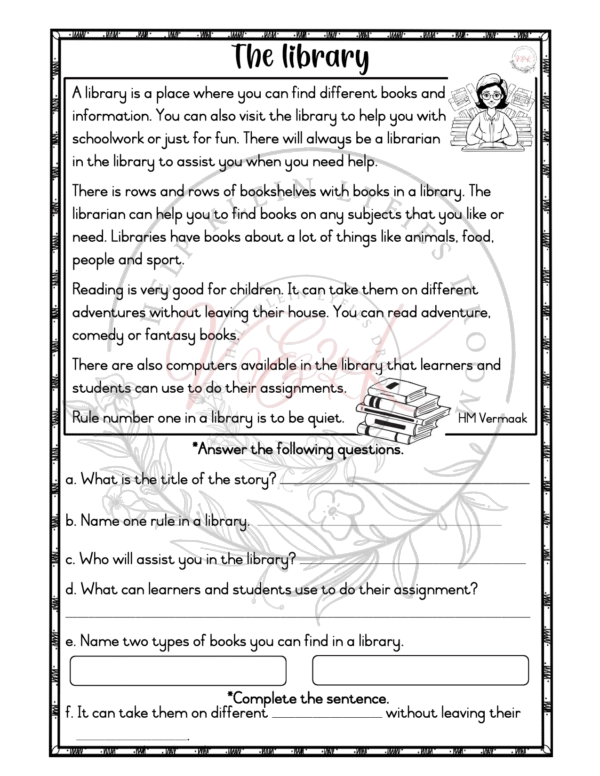 Grade 3 Comprehensions Term 2 2025 - Image 2