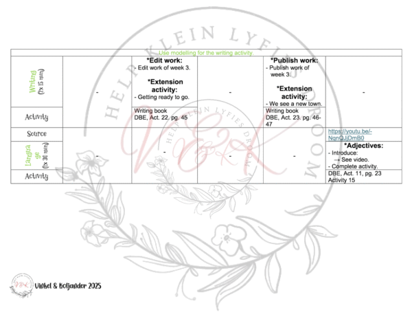 Grade 3 English First Additional Language Lesson Plan Package - Term 2 2025 - Image 3