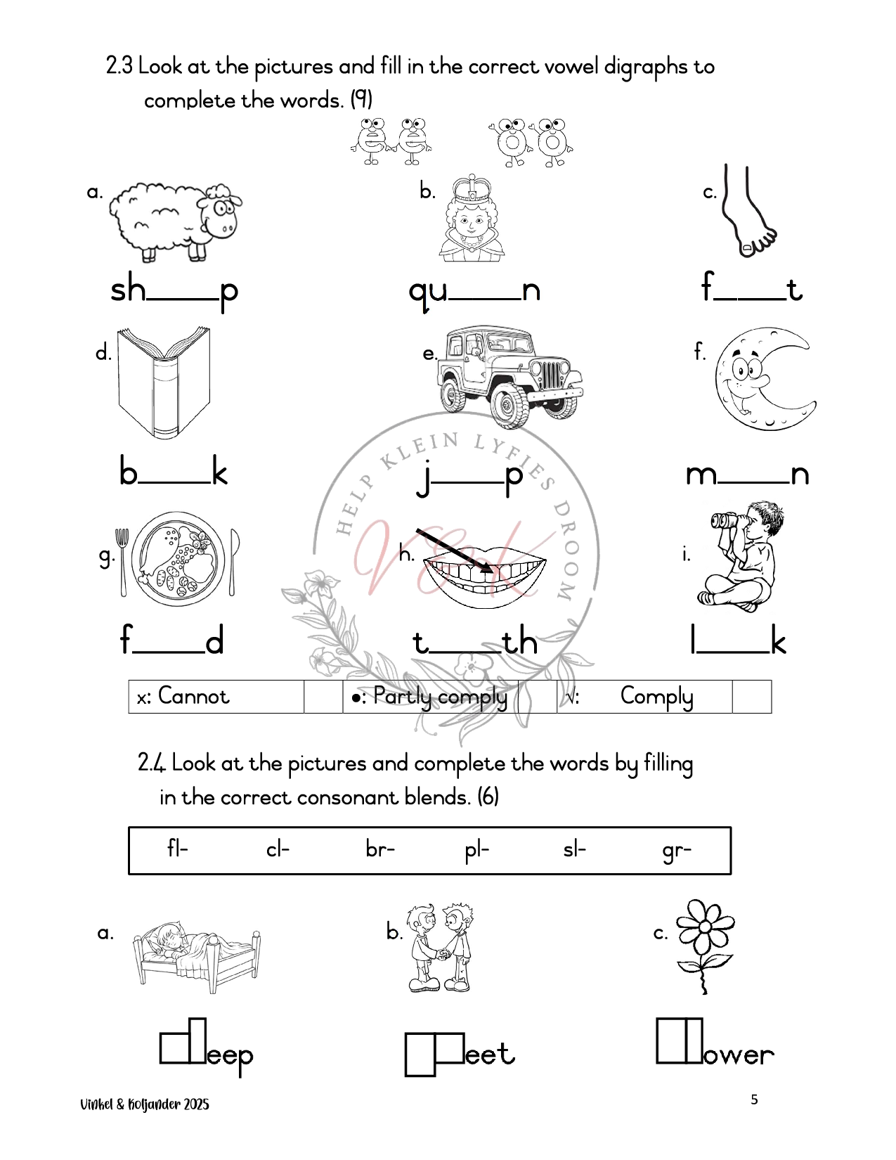Grade 3 English First Additional Baseline Assessment Term 1 2025 - Image 2